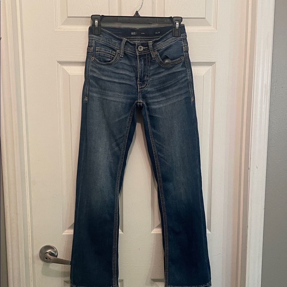 Buckle Aiden 25x30 bootleg Men's Blue Denim Jeans